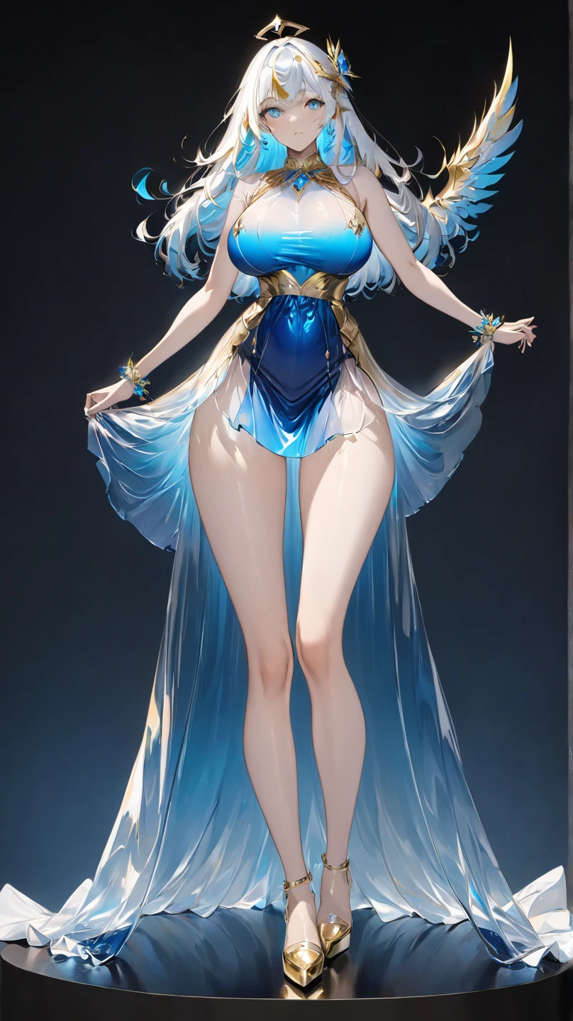 (qiyana league of legends), with a hula hoop with blades, high resolution, super detaill, 8k, Overview