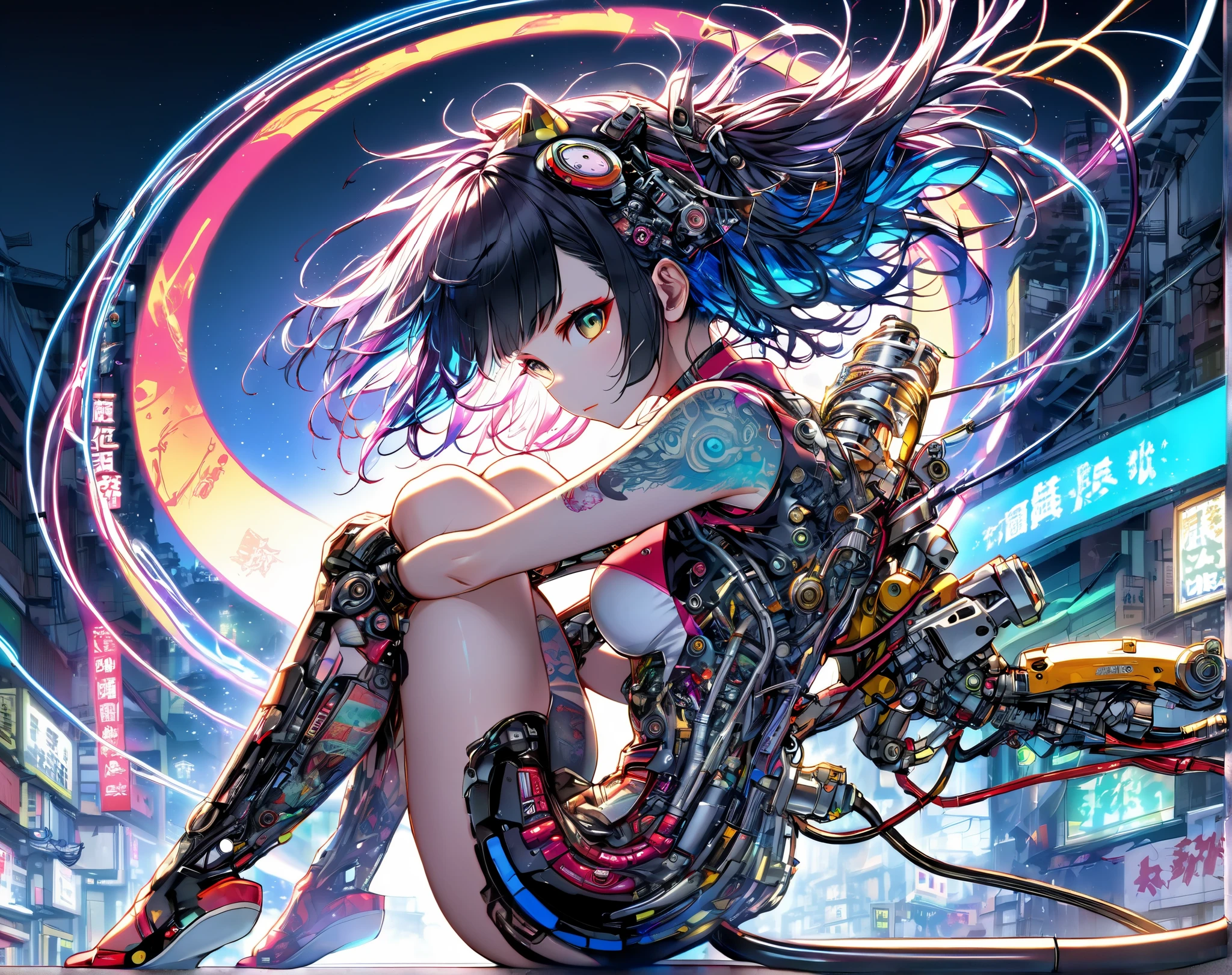 masterpiece,best quality, bear and cute child girl ,tonghuazhen, Ultra high definition、muste piece、top quality、
