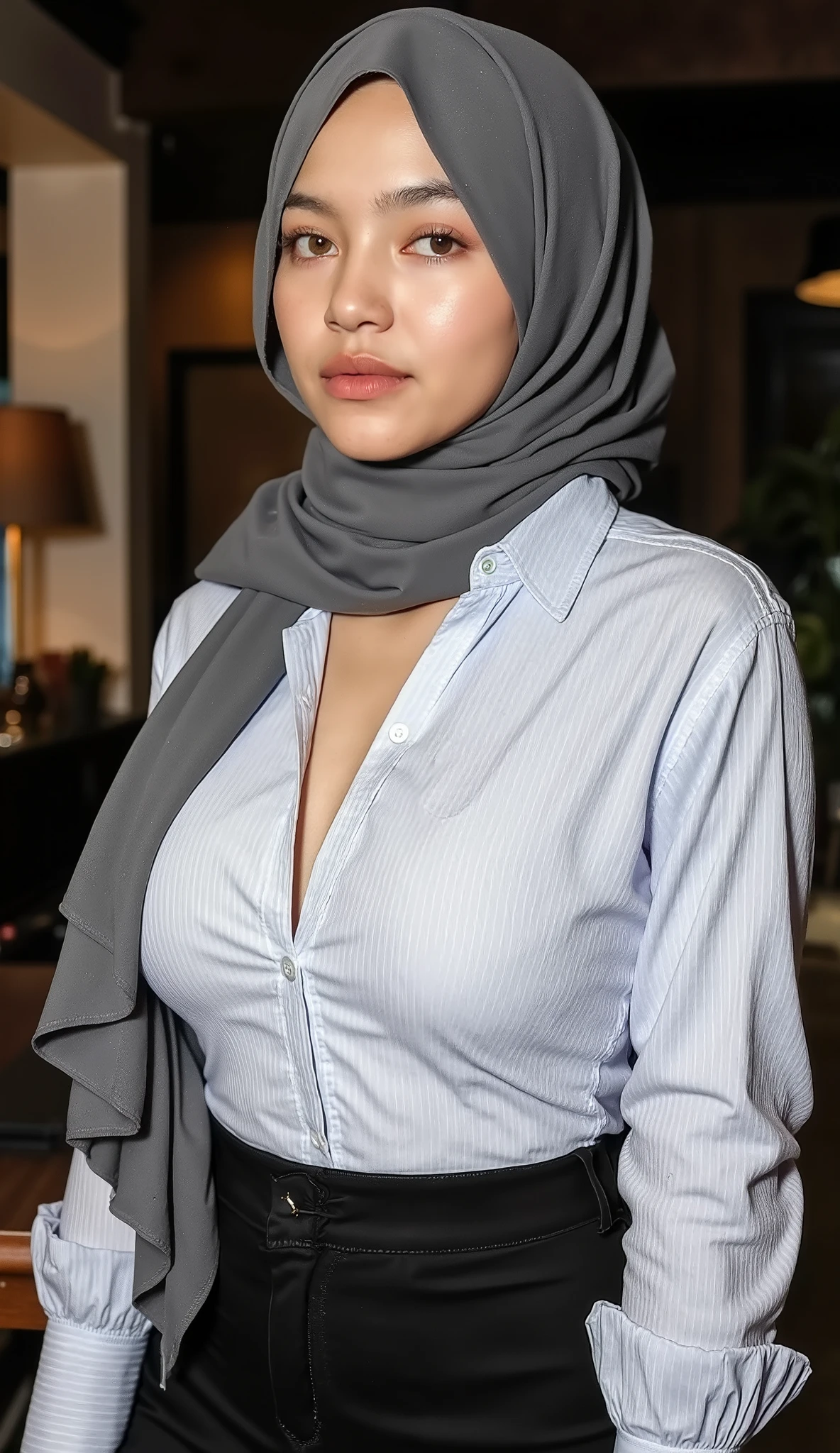 Hijab big breasts
