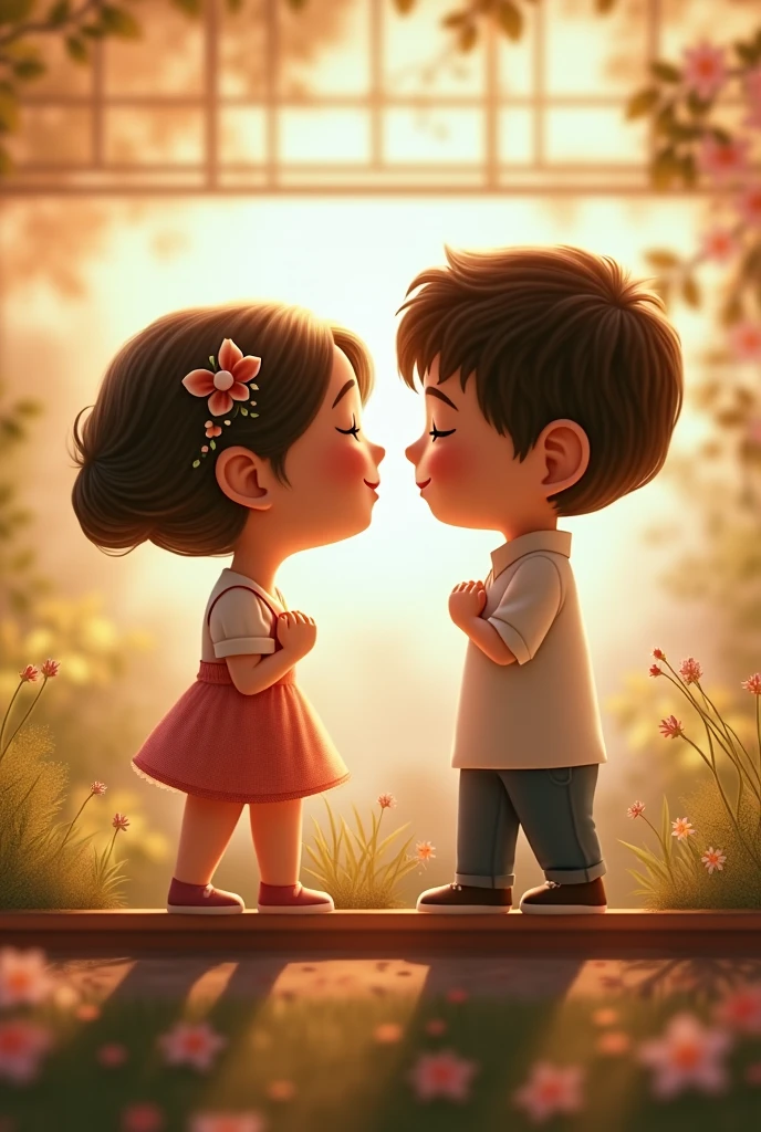 crianças brothers, de cabelo ruivo, Floral butterfly dress with pink bow, brothers, black haired with black tiger blouse