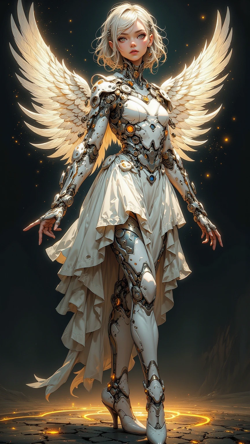 Wonderful photos of hyper-realistic art, complex, (rich and colorful), (Superb Art Brut collage art, werewolf phoenix), Etheric Neural Network Organism, Divine robot dragon:2 girls:0.3, ginger:0.5 Biomorphology, glass skeleton, skinless:3, anatomical face, biomechanical details, (White and iridescent colors:1.1) bright colors, Alchemist, a cut_style, Movie般的, 35mm Movie, 35mm photography, Movie, photorealism, SLR camera, 8K Ultra HD, high dynamic range, Super detailed, high quality, high contrast,