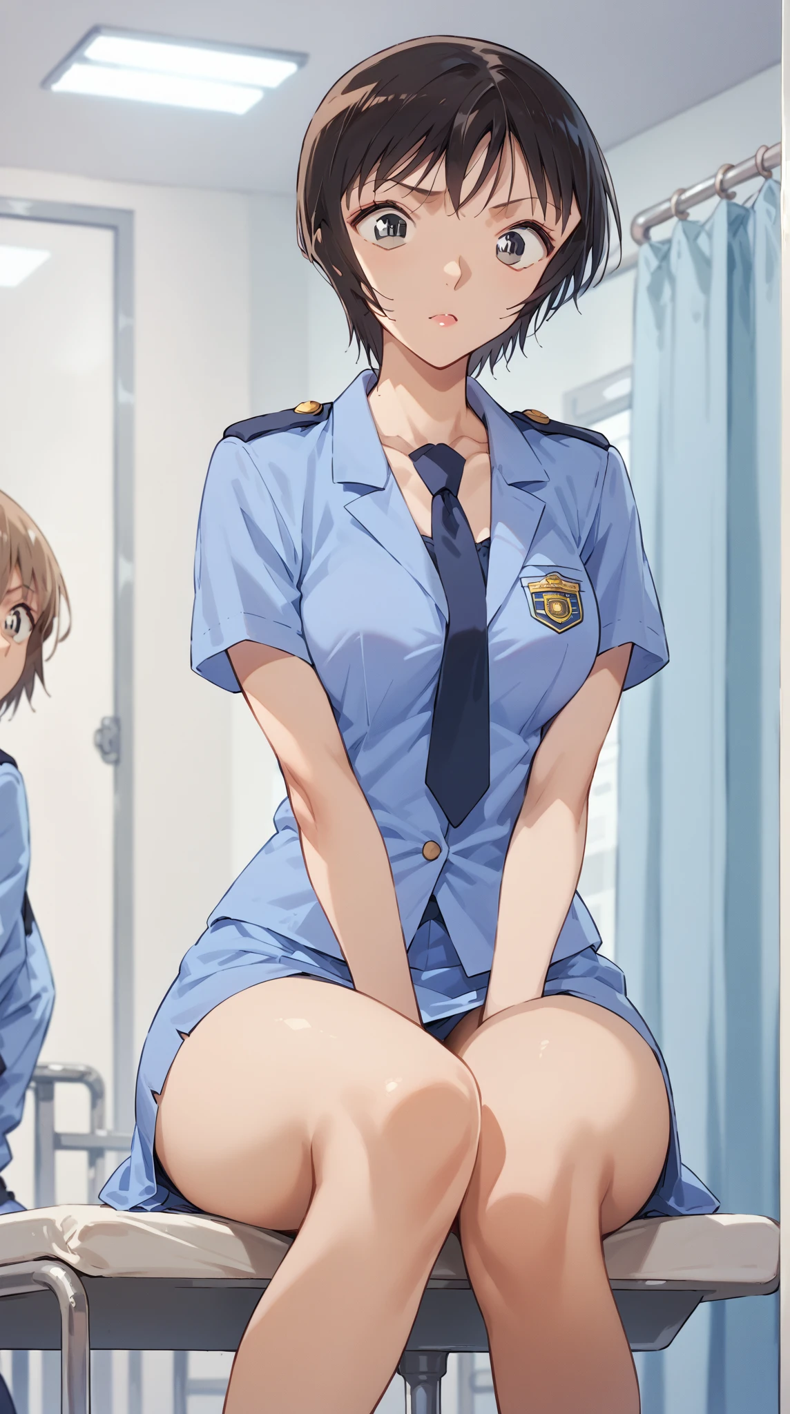 Multiple penises,Slender and sexy woman,,deep throat ,Black thigh-high boots,Beige jean shorts,in the train,Molester,Multiple men,A man grabs a woman's arm,Put your hands behind your back,penis,rape,Sex,Creampie,Folded ponytail,semen,profile,Anal