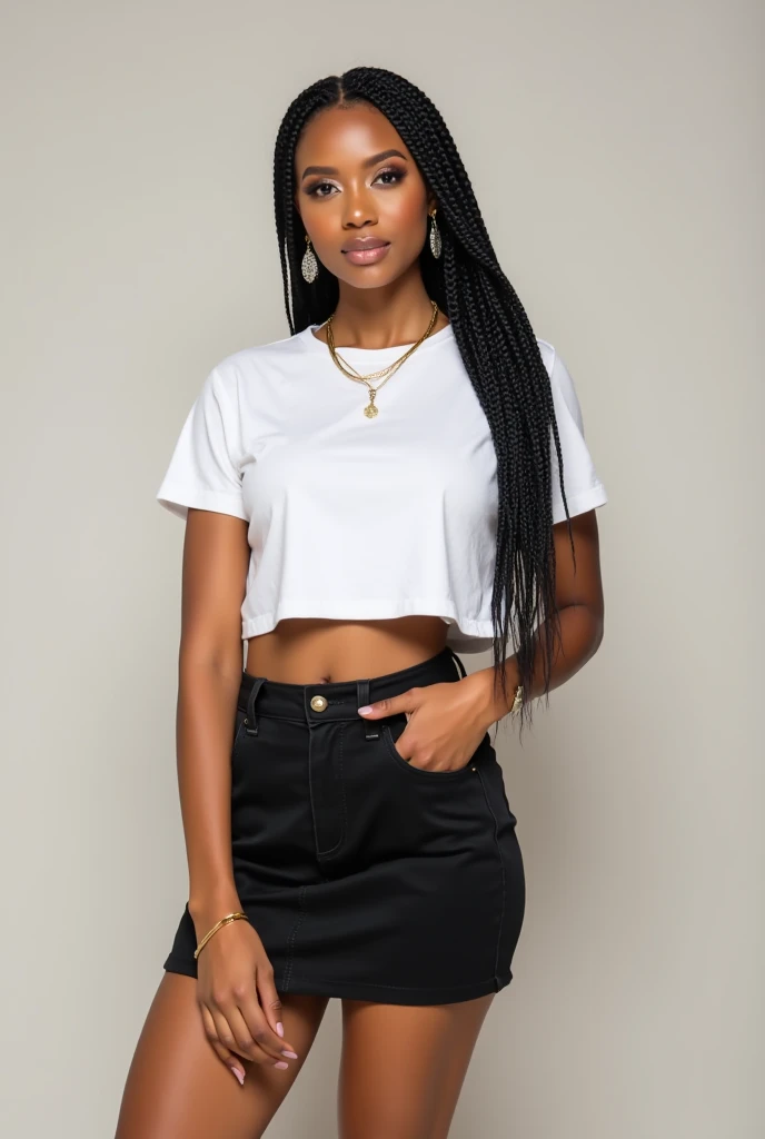 black woman, shot skirt, sexy, brazilian street