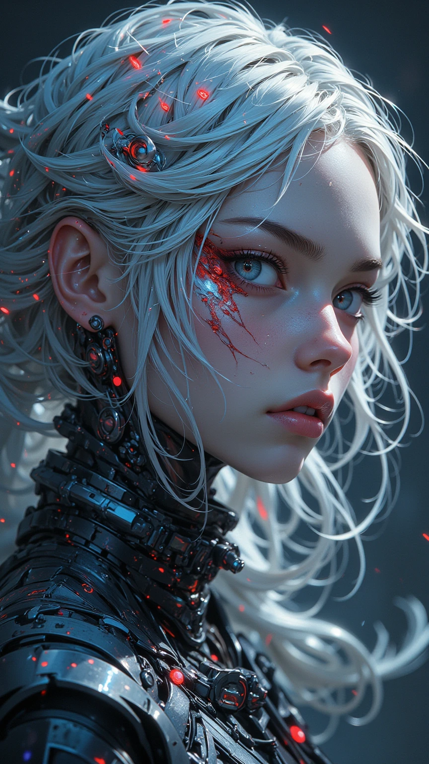 "Unique alien race,The mind has its own world",Stick out your tongue,and there is blood on the corners of your mouth