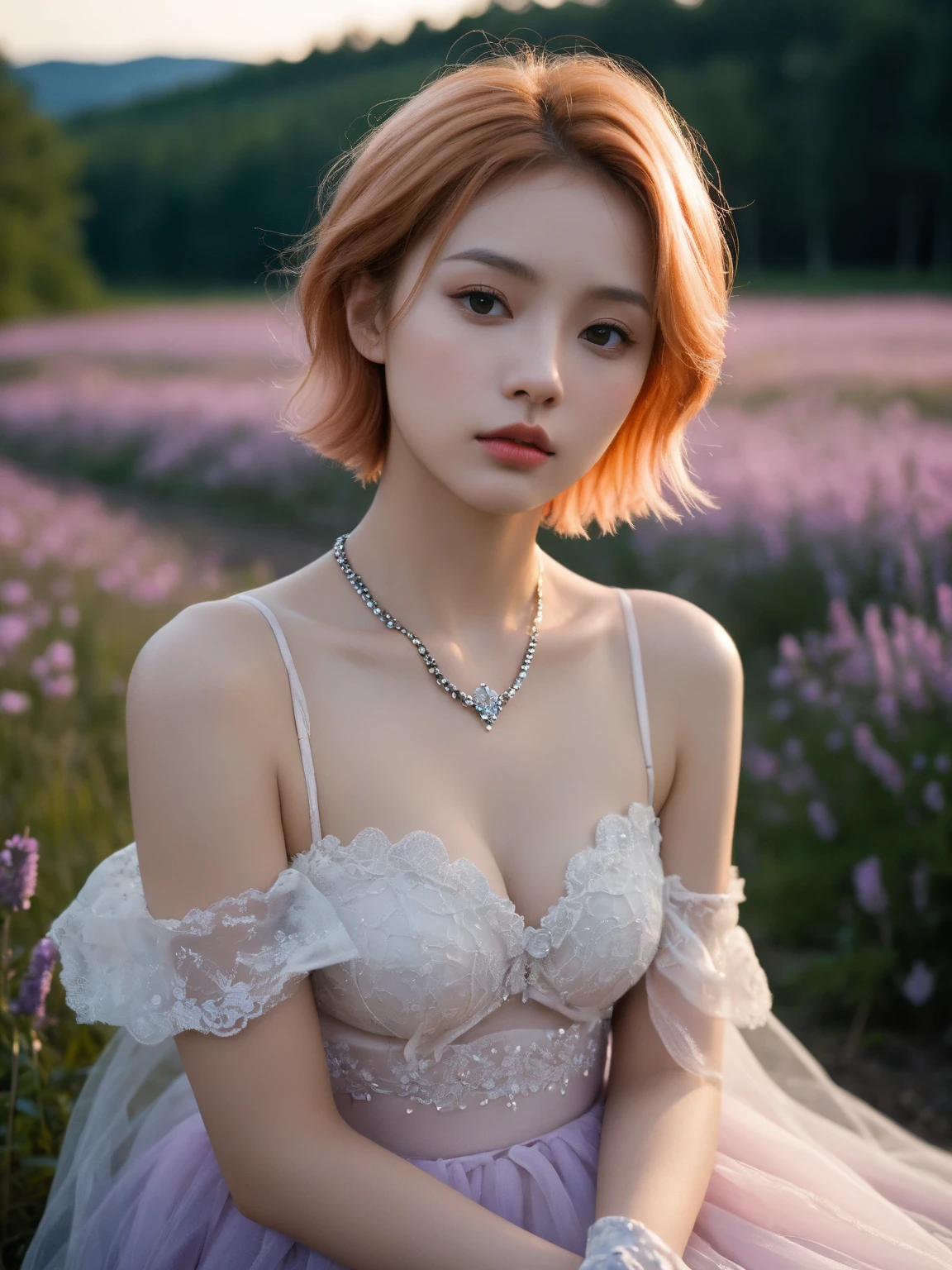 女の子1人,sexy body,perfect body,very tight clothing,show skin,sexy,,Breasts out,arms behind back,sakura haruno,pink hair , one breast out, topless , (breast 1.9)