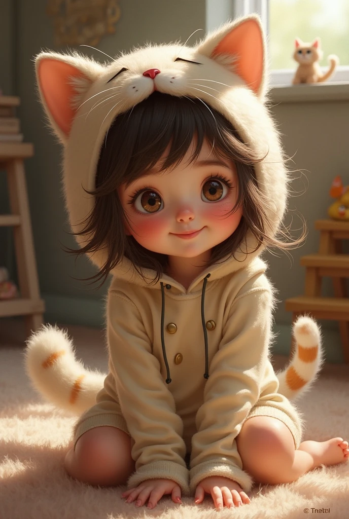 baby newborn baby a smile top-quality masterpiece mirai 超A high resolution kawaii lifelike face