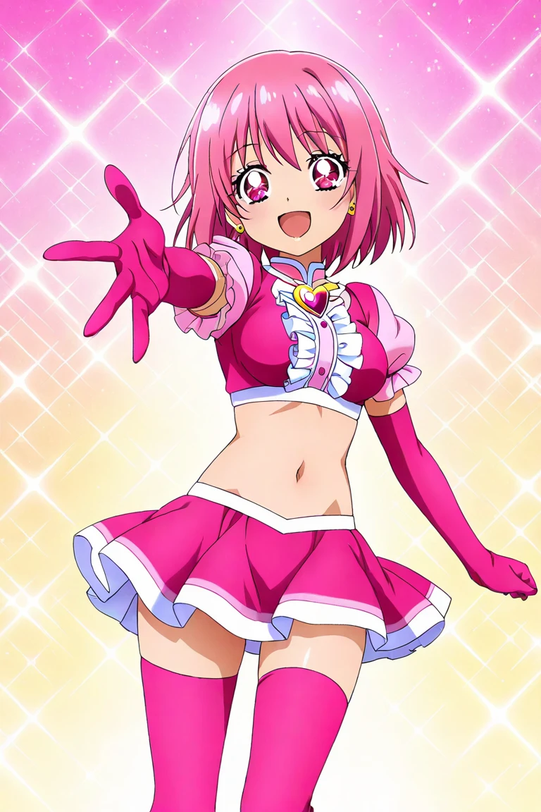 (solo,)((s)),(((children))),(( young body,)),(((Wet and see-through shiny glossy Magical girl costume))),climaxing and loosening expression, Semen is dripping from the crotch,They lift up their skirts with both hands and show off their crotches,Thigh-high socks,Heavy breathing,saliva, sweat,Rough breathing, sweaty body,Blushing, (((Sweaty and wet all over))),Sweaty body,(((love Juice dripping from her crotch))),(long pink hair),(collar,)cutie hairstyle,open mouth,Smile,(Seducing with a sexy pose,)