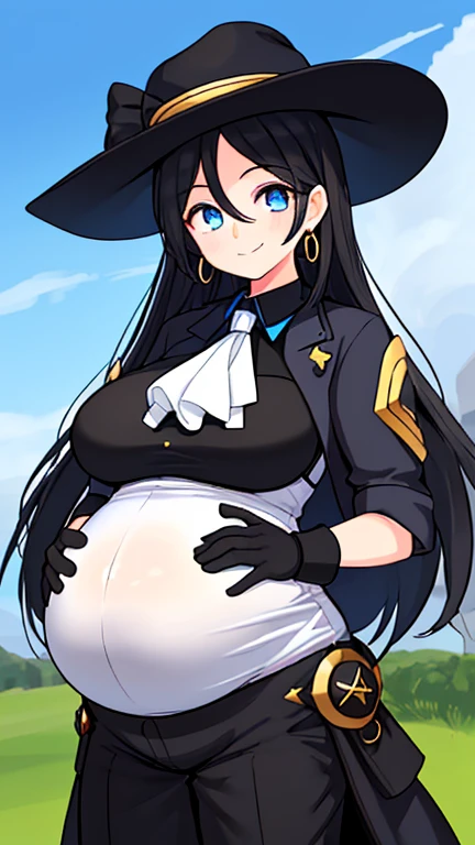 (masterpiece, best quality), 1girls, big belly, blurry background, huge belly, art by kipteitei, round belly, chubby, curvy, white button-up shirt, skirt, thighhighs, simple_background, gradient_background, belly bursting out of shirt, belly grab, enormous belly, fat belly, thicc, bigger belly, sitting on chair, really big belly, jiggly belly, shirt covering belly, belly cover by shirt