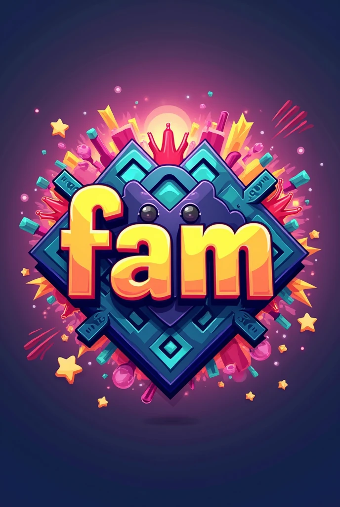 Give me a logo with the letters FC with a diamond crown and that has urban typography, It&#39;s for a t-shirt brand 