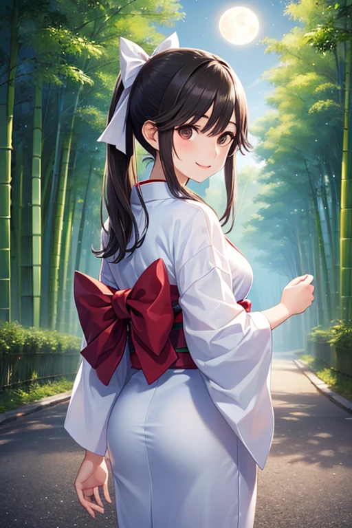 Highly detailed body, highly detailed face, (best quality: 1.2), look viewer, ((Transparent panties)), an 18-year-old Japanese girl, (((upper body))), detailed background, spring, sunny, in public, outdoors, church, cumulonimbus clouds, (bridal veil), petite, slender waist,