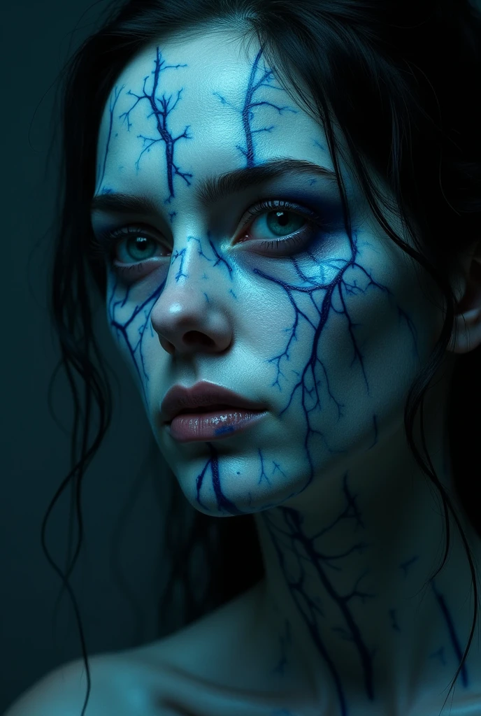 masterpiece inspired by Hellraiser, H. P. Lovecraft and Evil Dead 2013, realistic full body ((hard body pierced)) photography of two young evil zombie skinny female, without clothes slim skinny young two evil zombie female with hard body pierced ((two nude young slim skinny young evil zombie female, full body pierced)), decomposing, out dark-black liquid from decomposing body, 12k definition, full body of two beautiful cute young skinny nude creepy scary evil zombie female psycho monster bat young girl with sparkly translucent pale ghostly dark evil zombie skin cuddling close without clothes decaying black-blue liquid body with piercing, very intricate scary facepaint bodypaint full pierced with dark liquid out, detailed bright ghostly dark liquid out from eyes, freaky shiny evil zombie skinny emo, light blue and light green dark hair, and evil scary wicked grin-blue, dark shadowy scene in very spooky haunted house, ultra-detailed, ((dark art)), horror swamp, full body view, head to toe, UHD