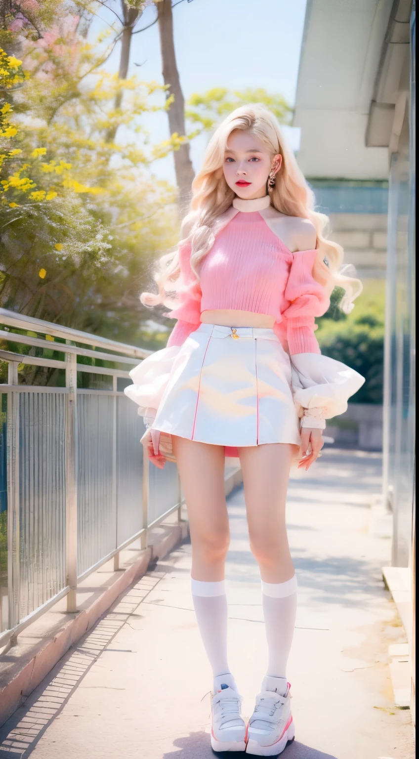 Beautiful legs, sitting, forward-facing, long legs