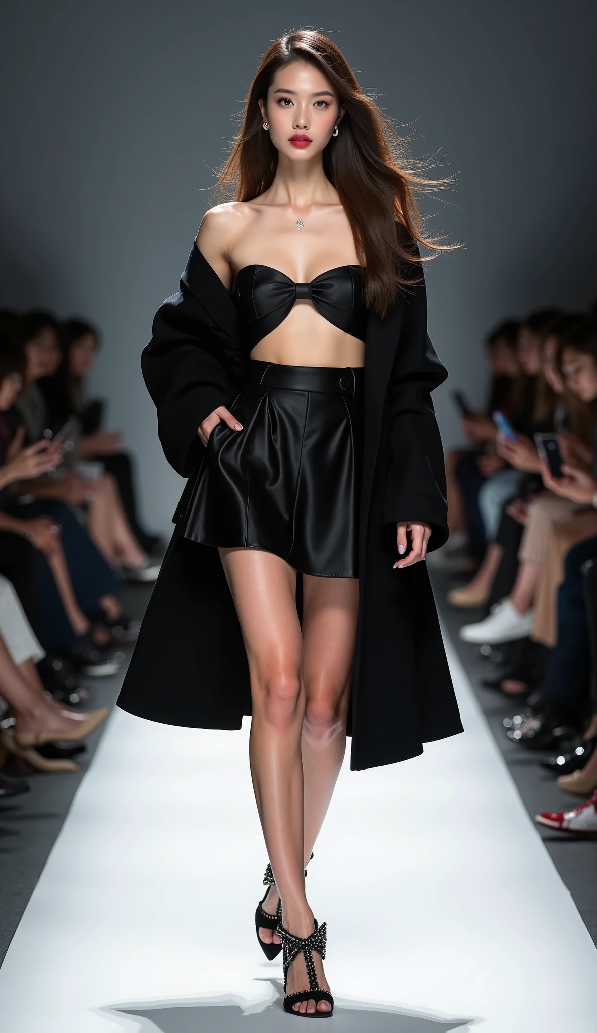 Fashion show with beautiful and original clothes