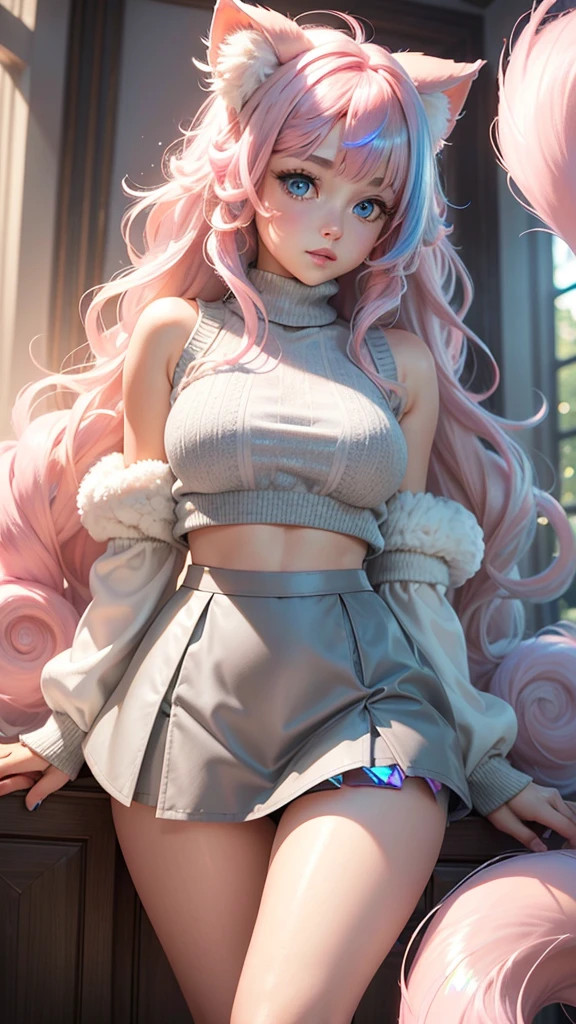 extremely detailed CG unity 8k wallpaper, best quality, ultra-detailed, masterpiece, realistic, photo realistic, (skirt lift), ((skirt lift by myself)), white panties , panties focus, blush, parted lips, looking at viewer , half body shot , wearing off-shoulder shirt, (Perona One Piece), ping long hair, blushing, smile, beautiful face, embarrassed , sitting, side, head tilt, cute face, goth outfit, twintails,