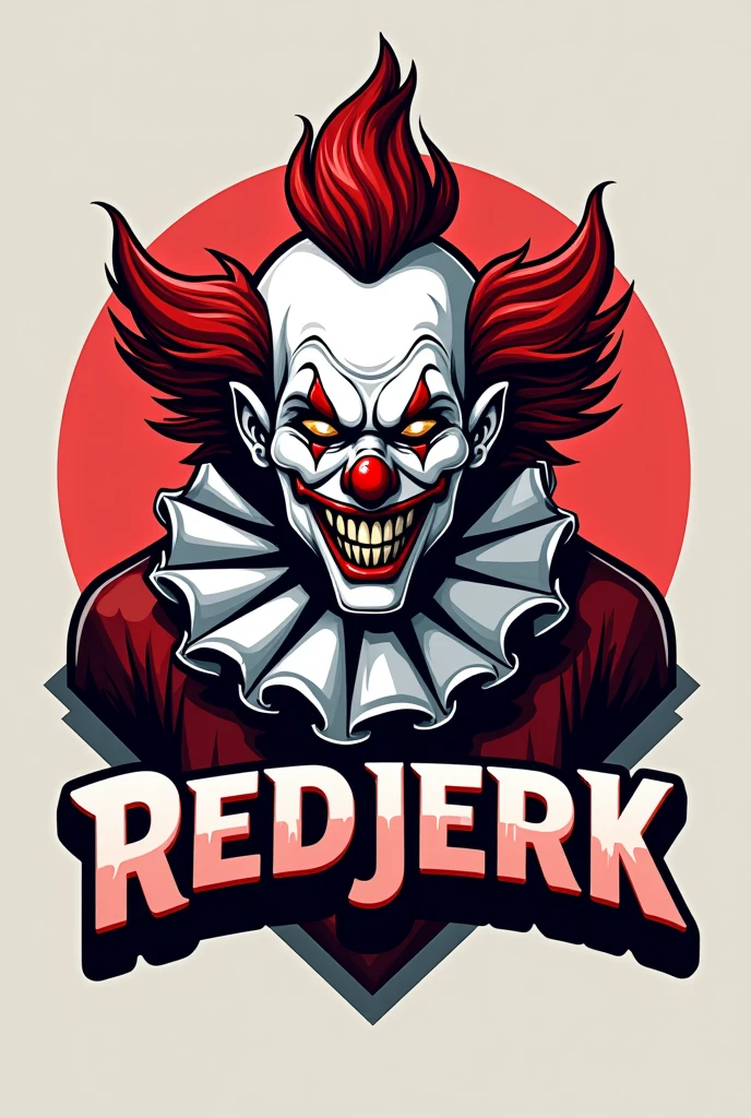 TIME eSPORTS LOGO with a clown holding a Coca-Cola in his hand with red MKT initials