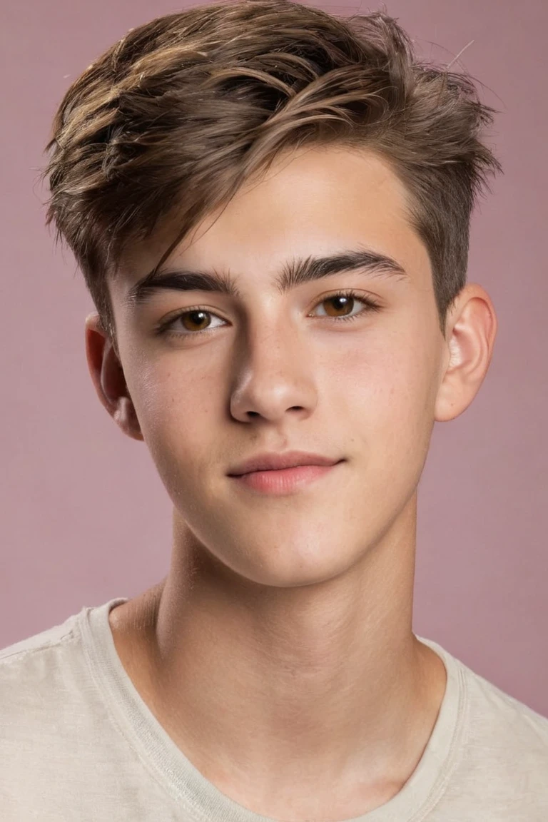 a young German hero focus on the face