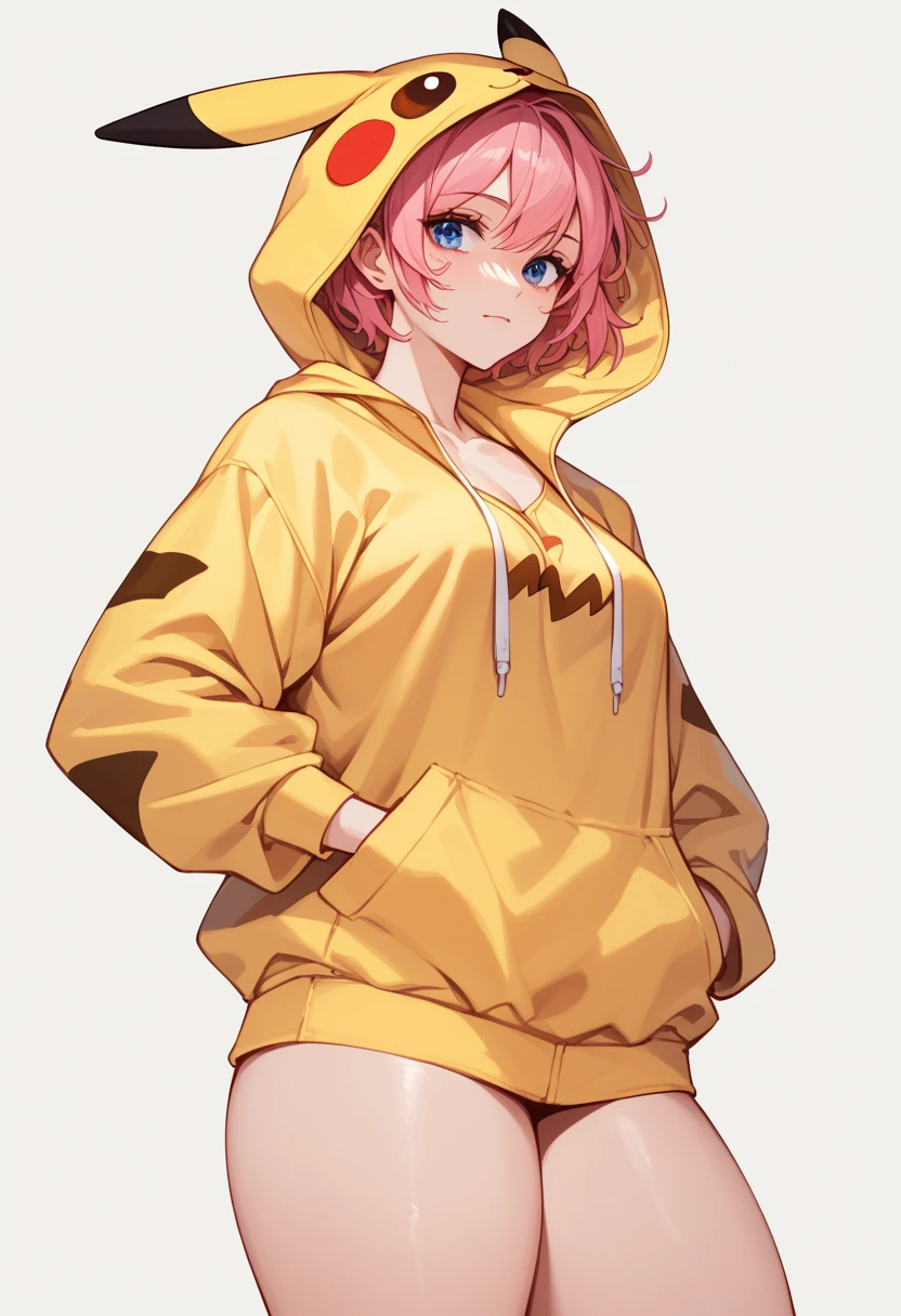 score_9, score_8_up, score_7_up, score_6_up, score_5_up, score_4_up, 1girl, Yanfei(genshin_impact),pink hair, small breasts,,collarbone,breasts focus, , floox style,jacket,, open clothes, orange jacket, orange jacket, orange track suit,, sportswear, standing, steam, steaming body, sweat, , track jacket, orange track pants, track suit, nipple slip, , rating_explicit, , high resolution,, deep breath, , , , grey background, , solo, in centre of shot, green eyes
