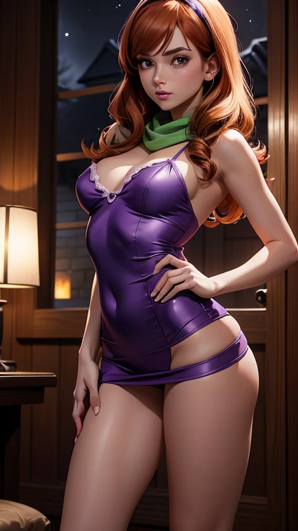 (masterpiece, best quality:1.4),((best quality)), ((highly detailed)), (Detailed face:1.2), (Detailed eyes:1.2), (realistic), (Amouranth, red hair, 1girl) (green eyes:0.7) bunny girl, long hair, bangs, white pupils, thrilled smile, D-cup, full breasts, deep cleavage, rabbit ears, headset, headphone's, ear piece, fake rabbit ears,rabbit tail, purple leotard, detached collar, magenta bow, bare shoulders, black pantyhose, wrist cuffs, excited expression, smiling, teeth, front of the computer doing a Twitch livestream, the girl is a Twitch streamer, Twitch streamer/gamer, Speaking into the microphone, highly detailed background, the microphone is close to the girls head, sitting on a chair, depth of field, UHD, masterpiece, best quality
