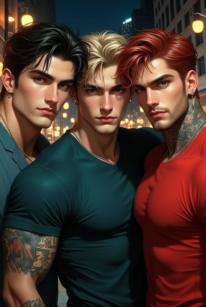 mtu,Multi-person interaction,Two men,fullnude,Microtonic abs,No beard,is wearing a shorts,Regular tattoos,8K,The is very detailed,acurate,best qualtiy