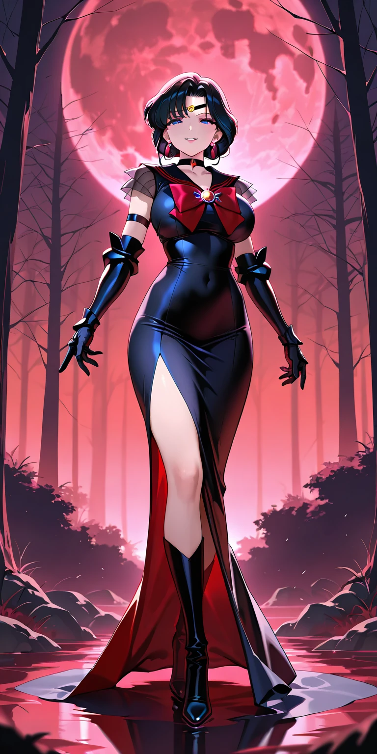 (Obra teacher), ((of the highest quality)), (super detailed), ((very delicine and beautiful)), (increíbleminte absurdo))), (perfect body))), 1 girl, bright white particles, struggle, tinincia_sword, blonde bob, Red eyes, thirty years, exterior, sky, full body aura, Big, white tintered dress, bare shoulders, Little smile, mar + bottom, viinto, perfect hands, Hand details, modified fingers. pindiintes, looking_in_viewer, cowboy shots, Rich detail, Calidad de imagin perfecta, teacher, milf
