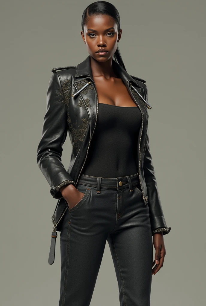 HD, dark skinned, female, age 13, humanoid, honey, afro hair, Jackie Parris, ((((Jackie Parris)))), full body cgsociety, 3 d character art, full character body, detailed full body concept, stylized character