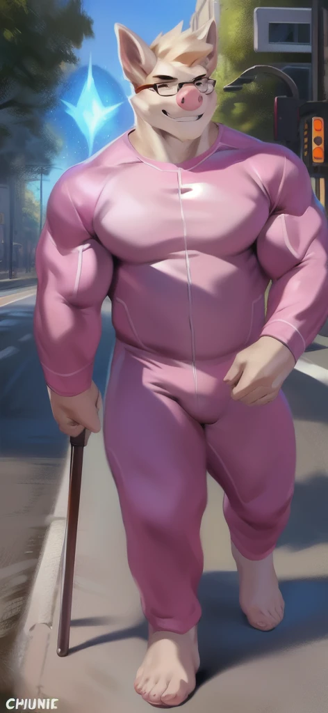 score_9, score_8_up, score_7_up, big pecs, round pecs, abs, thin waist, big biceps, toned, official art, perfect lighting, Colorful, Bright_Front_face_Lighting, (masterpiece:1.0), (best_quality:1.0), ultra high res, 4K, ultra-detailed, 8K, (beautiful_face:1.5), smile, naked, sweat, sweaty skin, sweat on skin, wet skin, glossy skin, outdoors, street, outside, jogging, erect nipples, jlong2, 1boy, spiky black hair, green hairtips, black eyes, thick eyebrows, muscular male, groping, gigantic cock bulge, long penis bulge, ((hyper penis:1.8)), hyper penis pointing down, flaccid penis, flaccid hyper penis, musky, steam, jogging on street, hyper muscular, running outside,