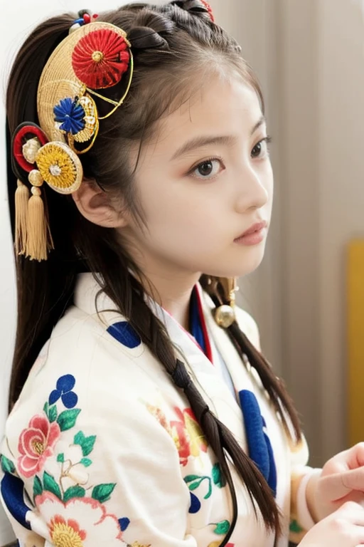 live-action、real、4 year old girl、indian costume