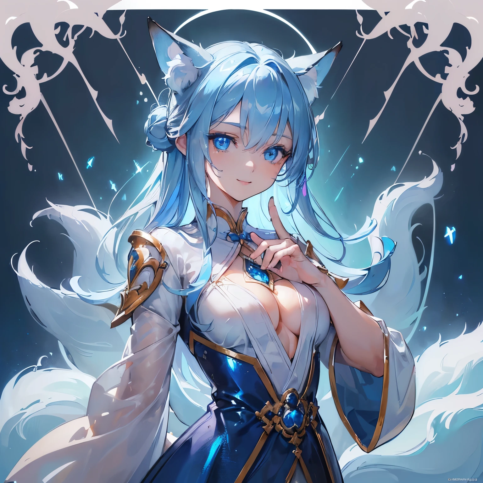 In a mesmerizingly vivid digital anime, a majestic centaur girl of ethereal beauty gallops through a mystical forest. The image captures the creature in breathtaking detail, with shimmering silver fur, flowing mane of iridescent colors, and eyes that sparkle like twinkling stars. The intricate digital painting showcases the centaur's elegant form and graceful movement with stunning realism, evoking a sense of wonder and enchantment. Each pixel is carefully crafted, enhancing the otherworldly and divine essence of this mythical being.