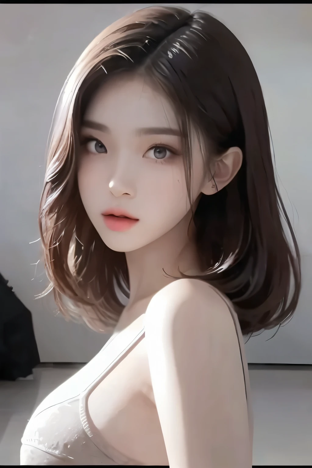 16k, RAW Photo, top quality, ( by Nomi, photorealistic: 1.4), full body,princess,((の beautiful girl)),(Beautiful chest), beautiful face, top quality, Masterpiece,Photo-realistic quality ,an extremely deciple and beautiful, Extremely fine ,16k wallpaper, top quality,Highly detailed ticker,16k wallpaper, completely naked,A girl with incredible beauty, high res, Beautiful detailed, very detailed eyes and face, beautiful attention to detail, light on face, Lace Silk Fabric,Thin fabric underwear, white pink hair , completely naked, slender, beautiful girl,Korean girl,Tie pants, Slim waist,Thin thighs, thin legs,Extremely Small Breasts , open your legs wide,((Very slim legs)),(( very slim waist)), is thin,(( very small butt)),((( very thin thighs ))),((( very small breasts))),(Very flat boobs), beautiful girl with a thin body , showing skin around her belly, open your mouth slightly, seductive smile, anatomically correct, accurate, high res, high detail, very detailed, Textured Skin , Sony FE GM, Aperture F1.8, Focus: 135mm, facing the front, soft cotton underwear , nylon lace knit underwear,Thin string underwear , very short or long hair ,A gorgeous situation, that humans can't think ofAI artistic masterpiece , anatomically correct human body , anatomically correct human face and its arrangement, Particularly correct eye position and placement ,Make eyes attractive , The biggest point is to express attractiveness with eyes, bathed in bright lighting ,(( maybe it would be better to try being naked once)),Furthermore, the hips are thin , and the waist is even thinner , The fineness of the image quality is like a high-pixel photo , used to reach the highest peak of the model with beige underwear with a very small cloth area ,((Beautiful narrow eyes)),((Beautiful thin eyes )),Narrow waist,Small pelvis,(( middle school student not wearing makeup)),(( She is still young, so she doesn't wear a bra, and there is no need to hide it with her hands)),((very skinny)), the princess has no bra in front of the public , the princess has no panties in front of the public ,The princess wears light clothes and has style ,((The princess has almost flat chests but is stately )),Boldly reveal your body,