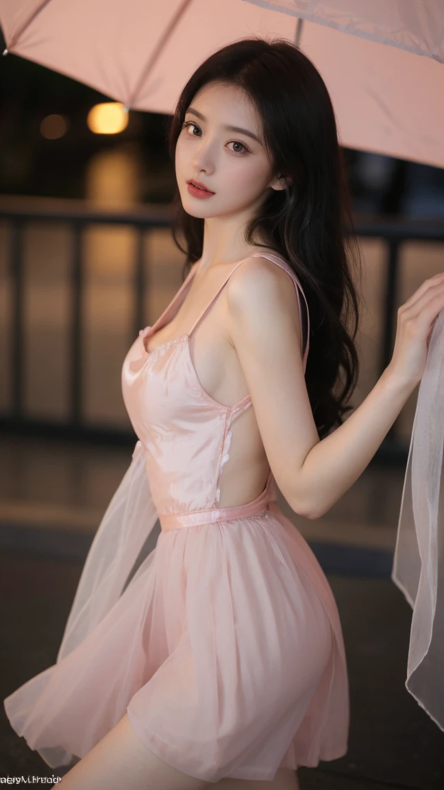 1girl, mikyung, long hair, black hair, 70mm lens, realistic, ultra detail, dress