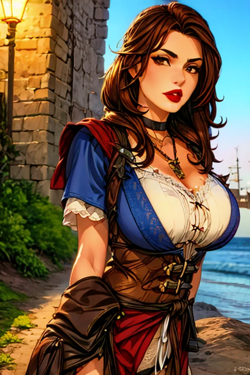 Hyper Realistic 1girl in Old West Clothing, Fantasy Art, Photorealistic, Dynamic Lighting, Artstation, Highly Detailed Face, 4K, Award Winning,charley.atwell