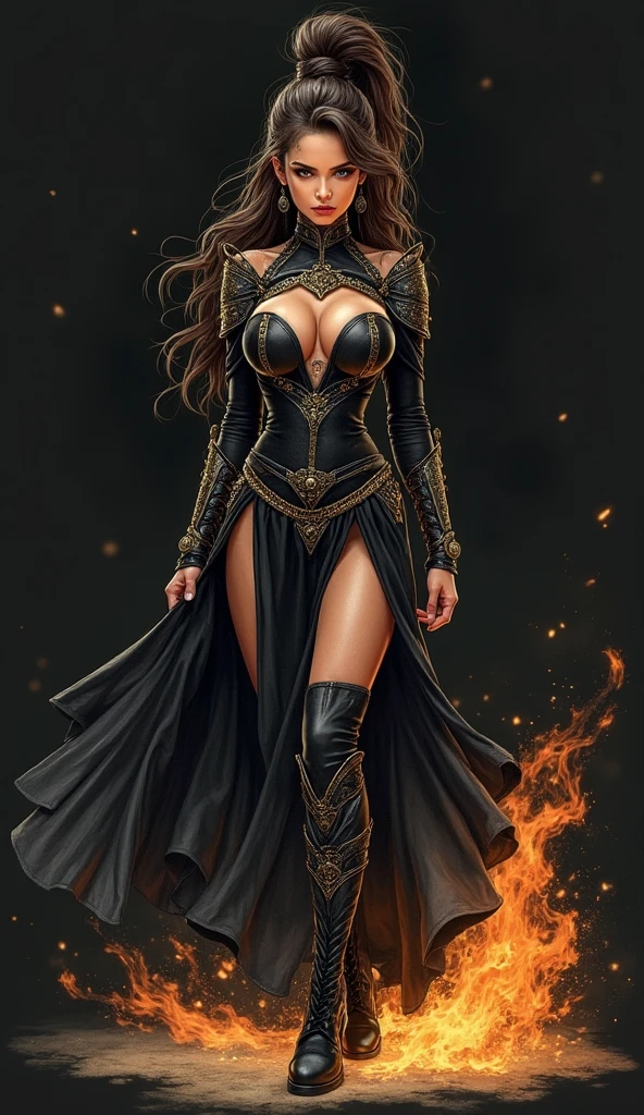 (Full body closeup:1.2),
([Nina Dobrev|Emily Ratajkowski]:1.1) woman, centered, witch, dark, (huge moon, symmetric full moon:1.1), dynamic motion, action shot,
(wearing see through transparent bodysuit:1.2), glossy, see-through clothes, vivid vibrant glowing neon toxic colors, triadic colors,

glowing blue eyes, detailed pupils, glowing eyes,
teeth, cuspids, sharp teeth,
wearing industrial goth clothes,

Firestorm, flame, burning skies, hellscape, hell, glowing colors, backlight, glowing contours, outline, gold highlights, dripping blood, elegant, fit, fashion, beautiful,


lightning bolts at background, storm, tornado, 
unreal engine, artstation, detailed, digital painting, cinematic, unreal 5, daz, hyperrealistic, octane render,