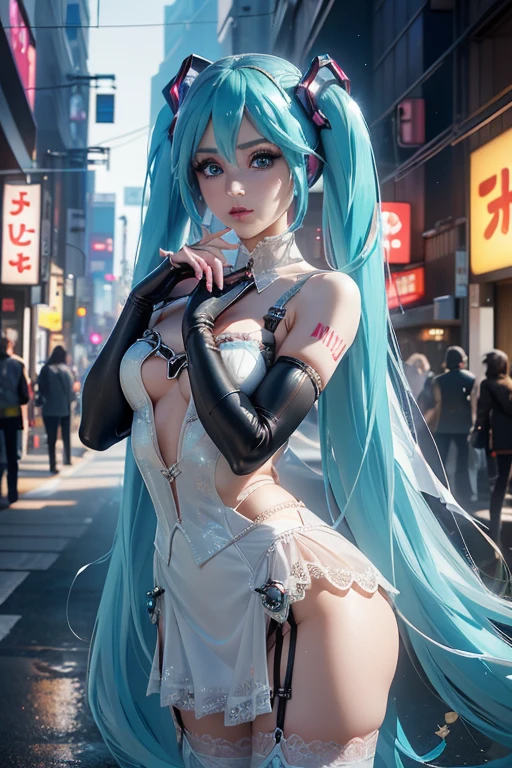((Colossal Titan Art、8k、Realistic、Hatsune Miku、Cosplay、Japanese women、Cosplayイヤー、Cute Smile、Big Breasts、非常に緻密なColossal Titan Art、Much larger than a skyscraper、very small metropolis, Miniature metropolis, 靴の高さ未満のMiniature metropolisで、A supergiant who crushes cities with his shoes、A gigantic girl of unimaginable size、Full body description、giga giantess, tera giantess, peta giantess、Crush City、Small Town、Micro City、The supergiant walks、high top view))、 (Alter ego art、8k、Realistic、Hatsune Miku、Cosplay、Japanese women、Cosplayイヤー、Cute smile、Big Breasts、非常に詳細なAlter ego art、hatsune-miku one girl clones, 1 girl is cloning, 10, 100, 1000, 10000, 100000, 10000000, 1000000000000)
