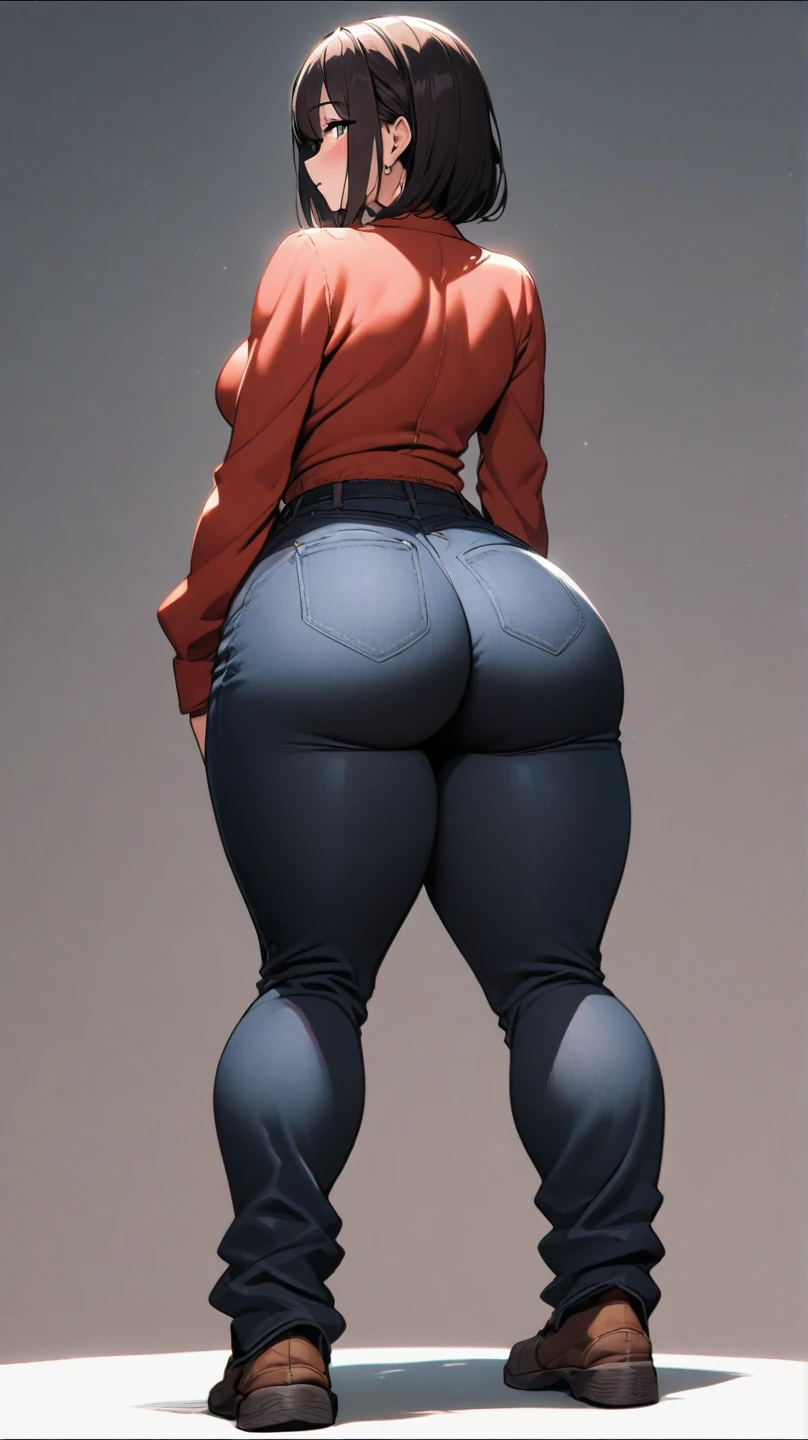 Ultra-realistic 8K CG，Flawless face，flawless perfection，full bodyesbian，Giant buttocks，Huge ass，long leges，Slim，being thin，Leg position，Swelling of the buttocks，Plump butt，Lactating buttocks，，Tender white skin，Squeeze the butt，Ass plump，Suspenders bikini lingerie，back，From the back