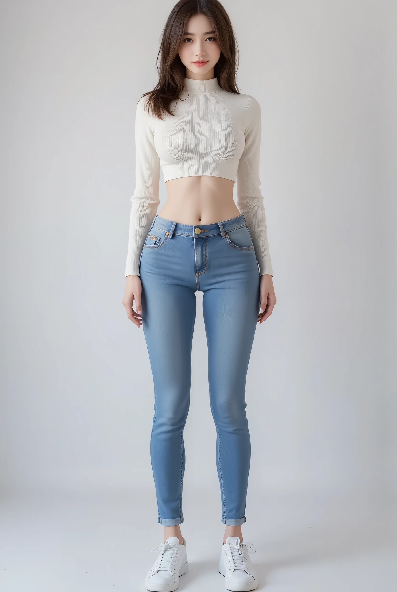 full body, backlighting, pale girl,very long legs, very pale skin full of freckles, very bulging eyes, very big round glasses, ginger hair, braless, nobra,very very very thin legs and very very very thin arms,backlighting, very thin face, bulging eyes, pale white skin, very freckled, very thin, very very large puffy ears, big long nose,flat stomach, very thin and very long legs with thick-soled Tokyo-style shoes,LOW RISE JEANS, dynamic pose, dancing