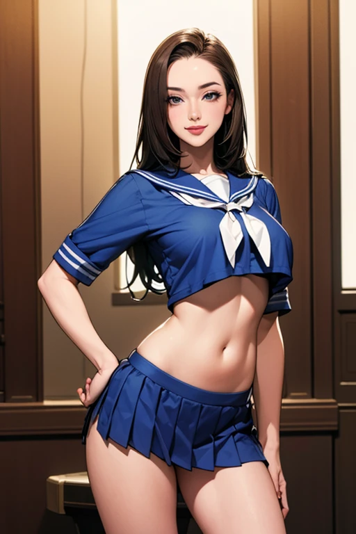 (((Transparent vinyl bikini:1.35)))、(((Spread your legs wide:1.35)))、((Touching the thigh))、(((Draw only one woman: 2))), Beautiful 18 year old Japanese woman, (High school girl in short sleeve sailor suit: 1.5), (Sailor uniforms from strict Japanese girls' schools), ( A high school girl pretends to be sitting in a church pew: 1.2), (Beautiful and intricate stained glass in the background: 1.5), ((1 screen)), 8K, RAW shot, Highest quality photos, Tabletop, Nice realistic pictures , ((Anatomically correct proportions: 1.5)), ((Perfect proportions)), A cute woman like a Japanese idol, Detailed face, Fine grain, Thin Nose, Detailed hands and fingers, Detail Arm, Detailed skin, Detailed legs, Short torso, Slender body, (Shiny long hair: 1.5), (Large Breasts: 1.5), A fitted sailor suit