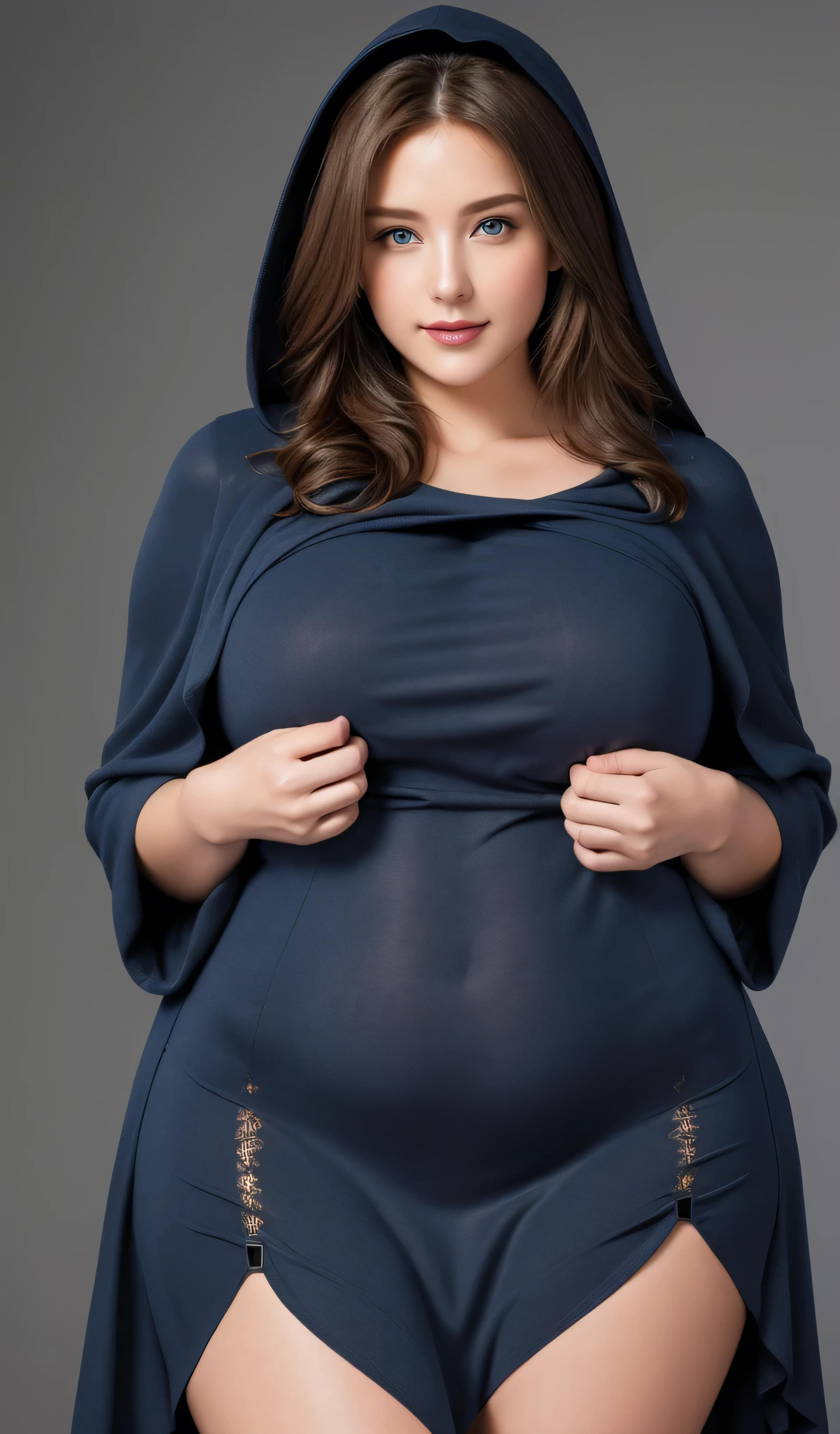 (nsfw),(8k, ultra-high resolution, highest quality, masterpiece:1.2), ultra-realistic, (realistic, photorealistic:1.37), (realistic skin:1.2), ultra-detailed, Canon EOS RP, 8k, Korean mature woman, embarrassed, frustrated,(((super obese)))、 (((super curvy,))) ((super voluptuous,)) adult model, standing with arms and legs spread apart、 ((full body shot)), thick ankles, (short hair), (empty space), (pale white background only),(bare feet)