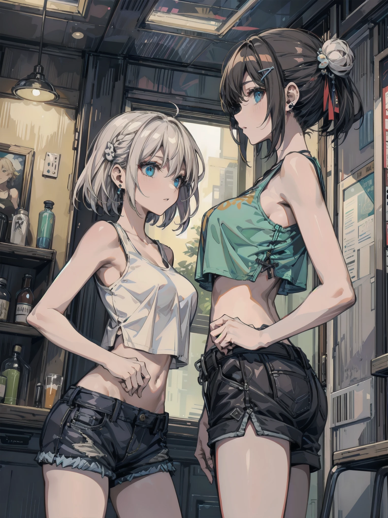 deep skin,textured skin, Altria Grem,
BREAK (white shirt, black pants:1,2)
BREAK panty pull, bent over,
BREAK (masterpiece:1.2), best quality, high resolution, unity 8k wallpaper, (illustration:0.8), (beautiful detailed eyes:1.6), extremely detailed face, perfect lighting, extremely detailed CG, (perfect hands, perfect anatomy),