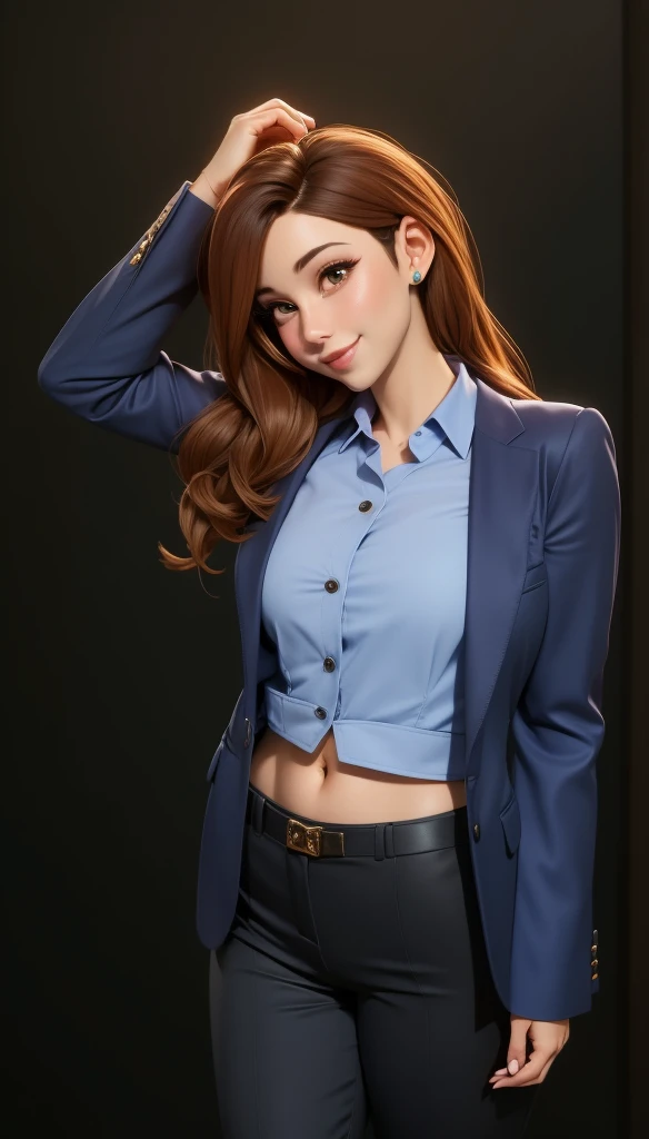 masterpiece, (best quality), 3women, 3girls, triplets, identical sisters, clones, brown hair, long hair, matching hairstyles, hazel eyes, office attire, blazer, pencil skirt, medium breasts, matching outfits, sexy woman, smile, hair between eyes, long sleeves,closed clothes, embarrassed,blush, skirt, vibrant colors ,natural lighting ,RTX, , beautiful, (detailed face:1.2), showcase, (perfect eyes:1.1) ,(photorealistic:1.1), 8k uhd, looking at viewer, outdoors, simple backround, fully body, bare legs, high heels