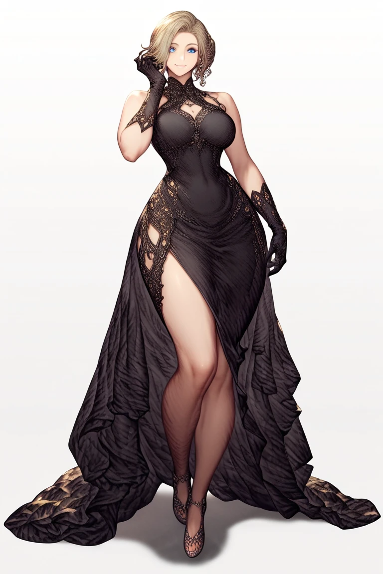 (ultra-detailed, photorealistic, best quality, 4k, 8k, highres, masterpiece:1.3), Princess Rhaenyra Targaryen, age 30, a sophisticated and self-assured individual. Known for her timeless beauty and regal style. She has a refined sense of fashion, always appearing elegant and majestic. Her outfit includes a Top: A luxurious, tailored dress with intricate dragon motifs that exudes class and authority. Bottom: A flowing, high-waisted skirt that highlights her royal presence while maintaining a polished look. Shoes: A pair of classic, high-heeled boots adding a touch of glamour and height. Accessories: A string of pearls and a dragon-themed bracelet that add a touch of timeless elegance. Bag: A chic, black leather handbag for carrying essentials, adding a sophisticated touch to her outfit. (((intricate detail, super finely detailed hands, ultra finely detailed fingers, ten fingers, walking confidently, full body showcase, show full body))).