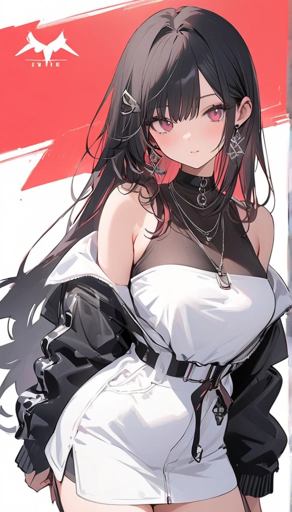 ((tmasterpiece:1.4,Best quality at best))+,(hyper-detailing)+,(詳細な目:1.5)+,(Gray berets:1.5),(cute girls),(red eyes:1.5),black hair color hair,Short hair details,A long braid,(wariza:1.2),pale-skinned,Seductive smile,black crystal block,Red crystal on forehead,(White color blouse:1.5),(black ribbon,White stockings,a white long skirt:1.4),dense fog,metal chains,White silk gloves,Ski slopes,tropical garden,Lift up skirt and twirl,(fashionable girl:1.1),(dawn light:1.2),),(Close-up cleavage:1.1),(elevation perspective:1.3)