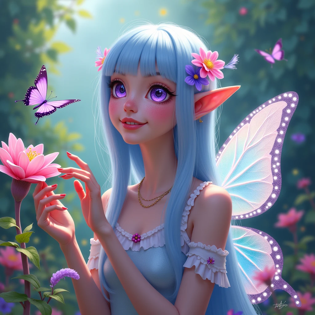 fairy, unicorn, friend, smile