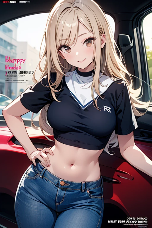 (8K, Highest Quality, Masterpiece:1.3)), Ultra High Quality, (1 girl, 1 person), (Color changing eyes, Ultra detailed, Expressive glow, Sparkling eyes), Very detailed eyes, Very detailed face, Random hair, (Silver gray color), Exposed, Split seat, Casual T-shirt with denim jumper skirt, Angle from below, (Cute panties:1.3), (Ecstatic expression:1.2), White skin, Seductive, Cleavage, Wet panties, Bus stop