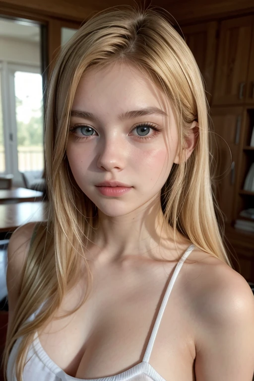 blond woman with a white dress posing in a restaurant, long blonde hair and big eyes, gorgeous young woman, beautiful young woman, with long blond hair, beautiful south woman, korean, long blonde hair and large eyes, beautiful model girl, very beautiful young woman, young adorable face, a girl with blonde hair, beautiful blonde girl Whiter blonde and on top of roots hair brown