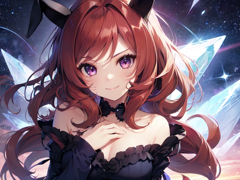 1girll, Solo, (full bodyesbian:1.5), (tchibi:1.5), Depth of field, Simple background,Cat ears,dress,pink green hair,fiercely adorable expressions