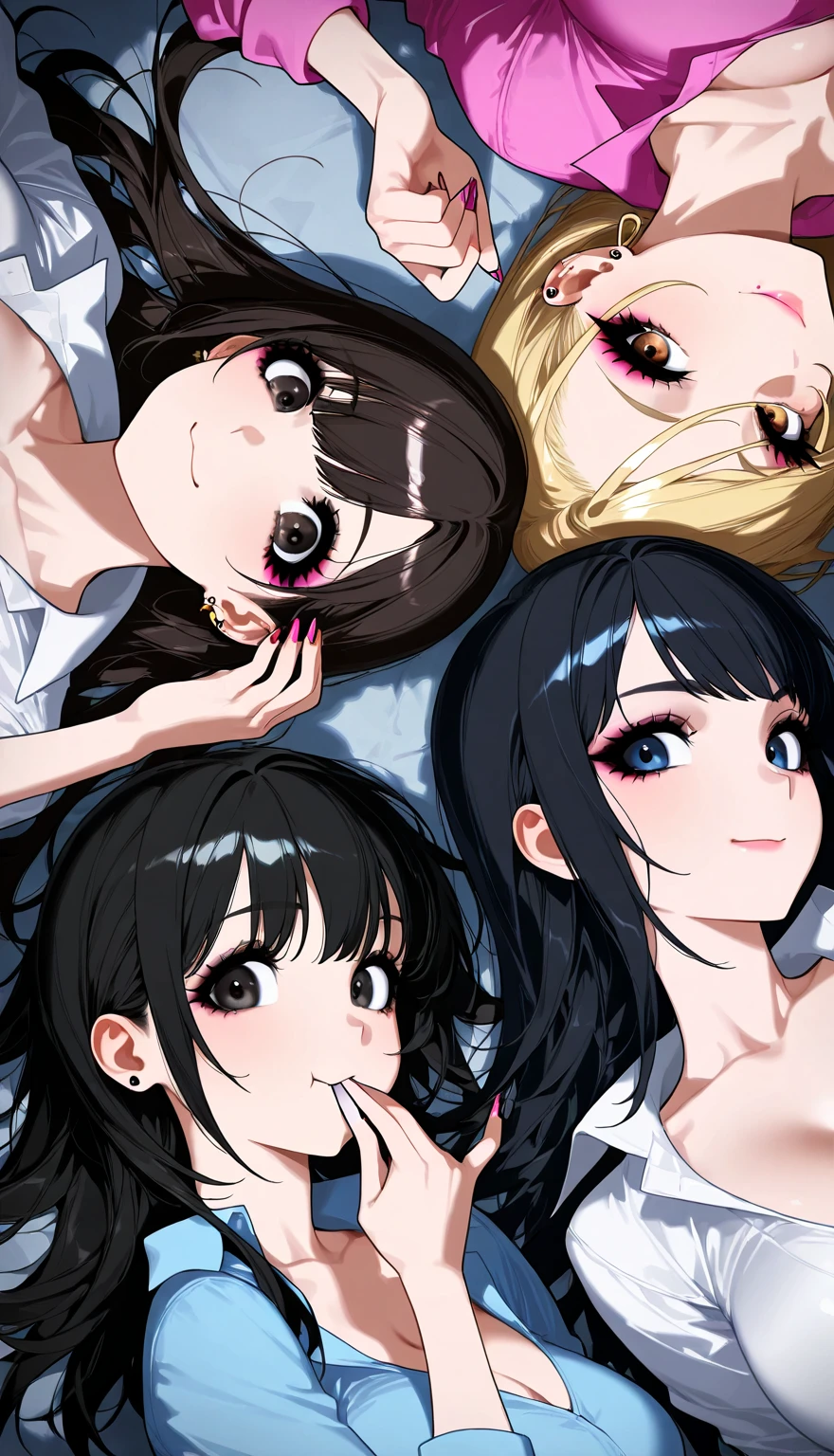 Highest quality,masterpiece,Black Hair,15 years old,Graduation album,Group photo,Completely naked,Nipples,pubic hair,Pussy,penis,class photo,Female student,Male student