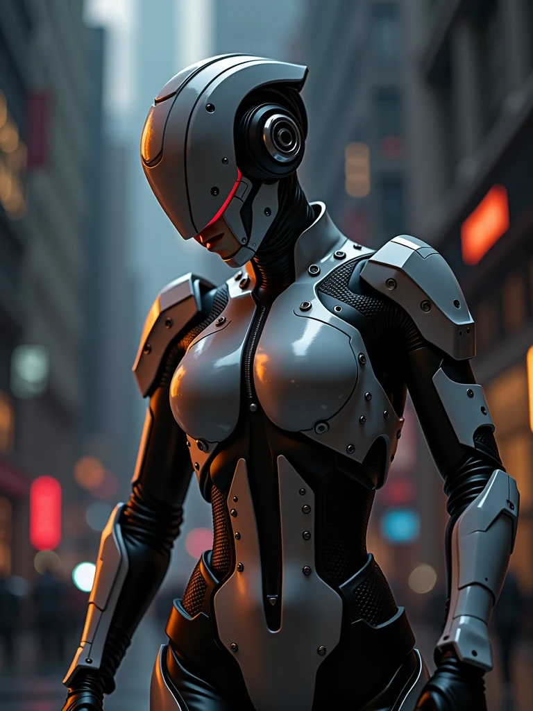 <lora:AtomicTwinDogu:1>,atomictwin woman,thick,(high detailed metal:1.2),city background,8k uhd,dslr,bright lighting,high quality,film grain,Fujifilm XT3,