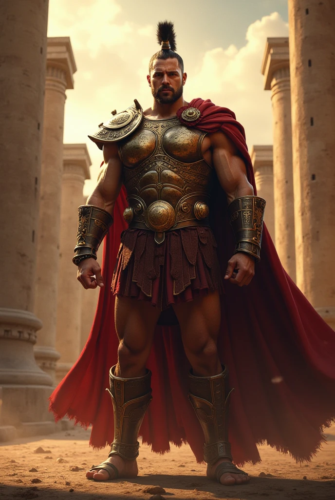 realist, (masterpiece), (photorealist:1.3), ultra detailed, (high detailed:1.2), (Best Quality:1.0), manly, muscular, Tall Man, chest hair, A man in royal attire, covered with a small insulting armor, fancy, full body character sheet, huge bulge in crotch, cuerpo muscular, full body view, inside a castle, very small thread loincloth, Haircut, Shadow of six o'clock.