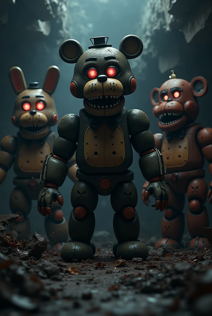 Real Photos from the Movie Five Nights at Freddy's. Foxy scene, scary and dark