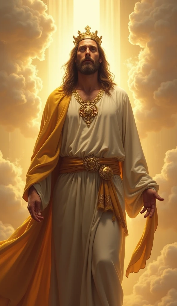 An ultra-realistic, highly detailed digital painting of Jesus Christ ...